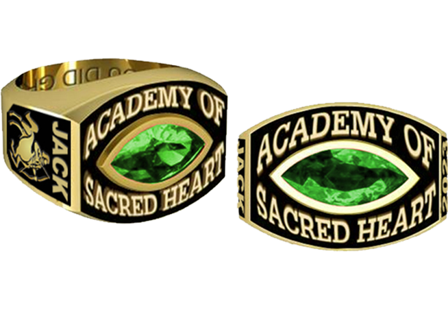 Women’s Marquise Shape Stone Class Ring